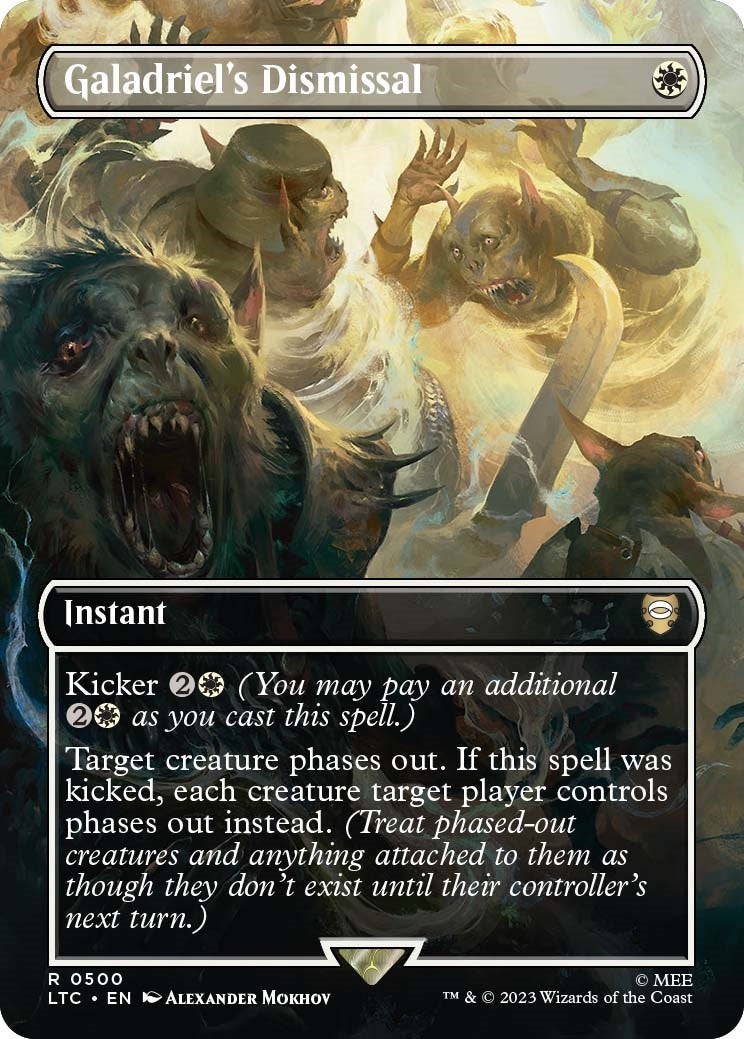 Image for Galadriel's Dismissal (Borderless) (500) (LTC) - Magic: The Gathering