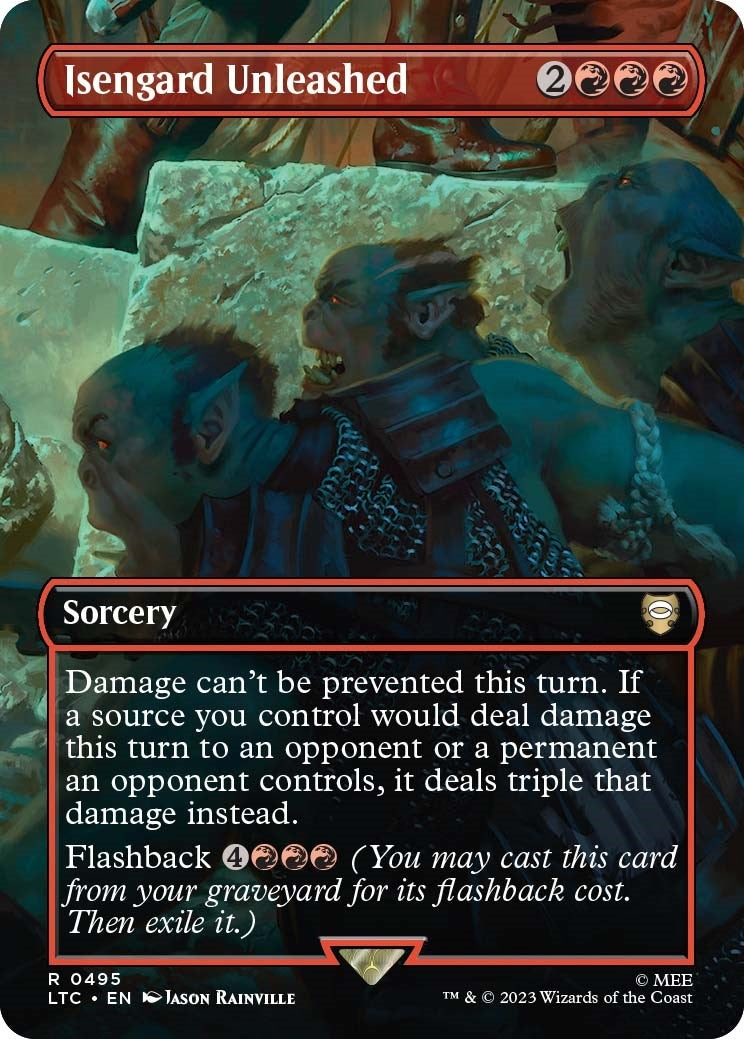 Image for Isengard Unleashed (Borderless) (495) (LTC) - Magic: The Gathering