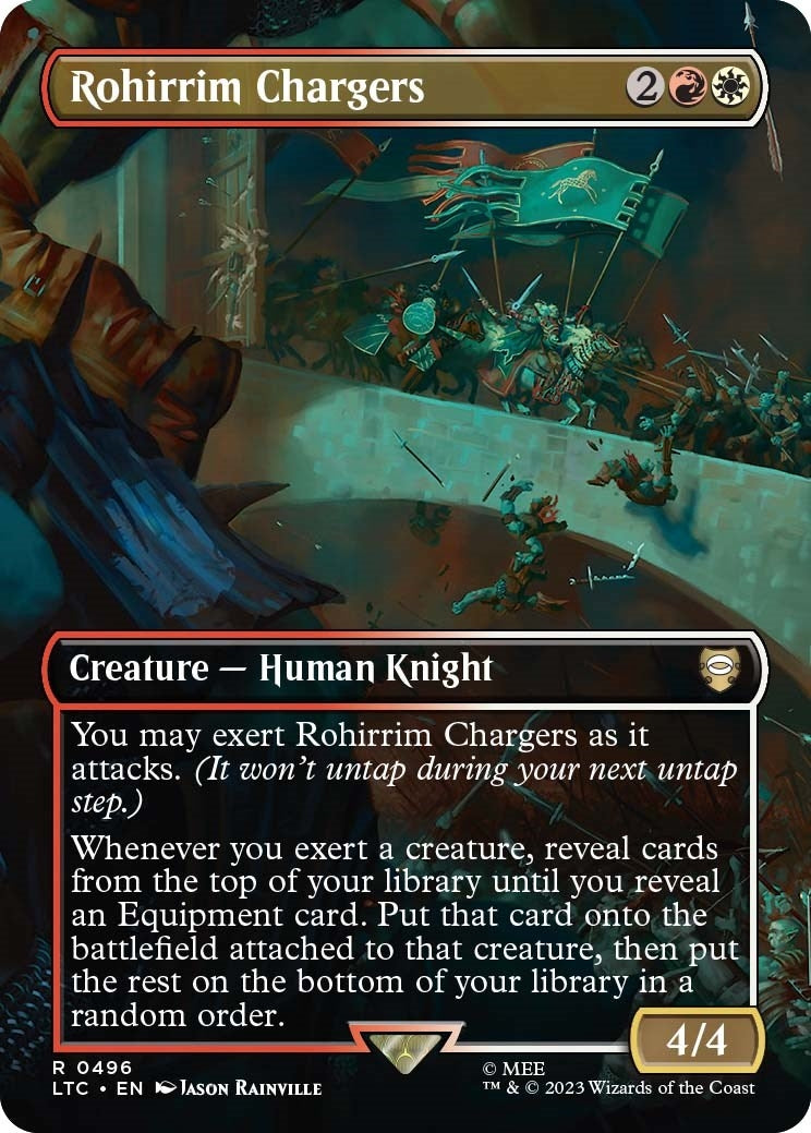 Image for Rohirrim Chargers (Borderless) (496) (LTC) - Magic: The Gathering