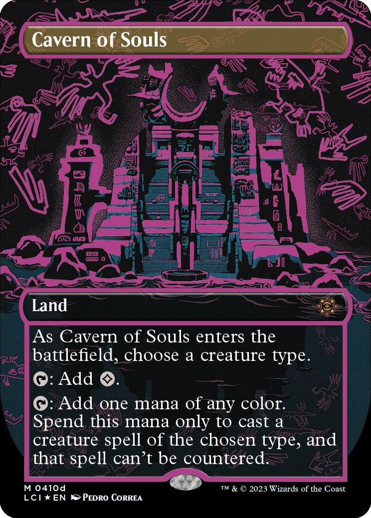 Image for Cavern of Souls (0410d) (Borderless) (410d) (LCI) - Magic: The Gathering