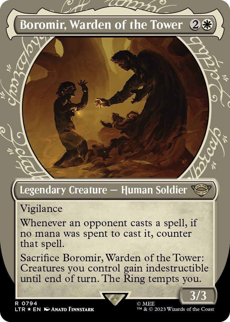 Image for Boromir, Warden of the Tower (Showcase) (Surge Foil) (794) (LTR) - Magic: The Gathering