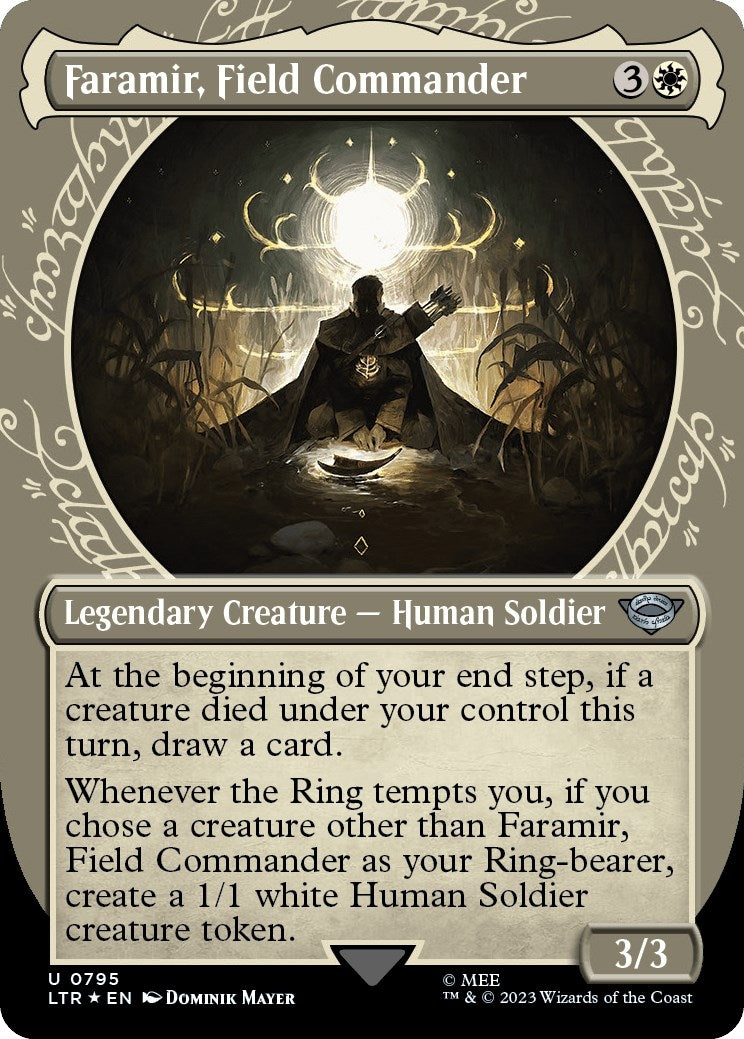 Image for Faramir, Field Commander (Showcase) (Surge Foil) (795) (LTR) - Magic: The Gathering