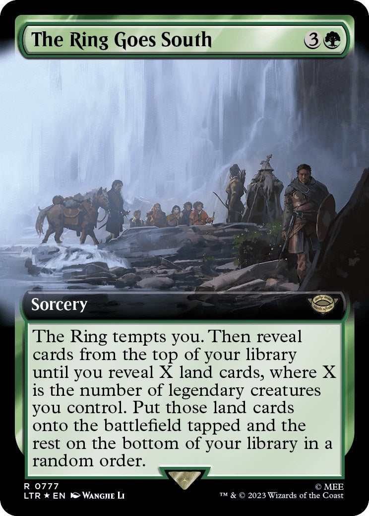 Image for The Ring Goes South (Extended Art) (Surge Foil) (777) (LTR) - Magic: The Gathering