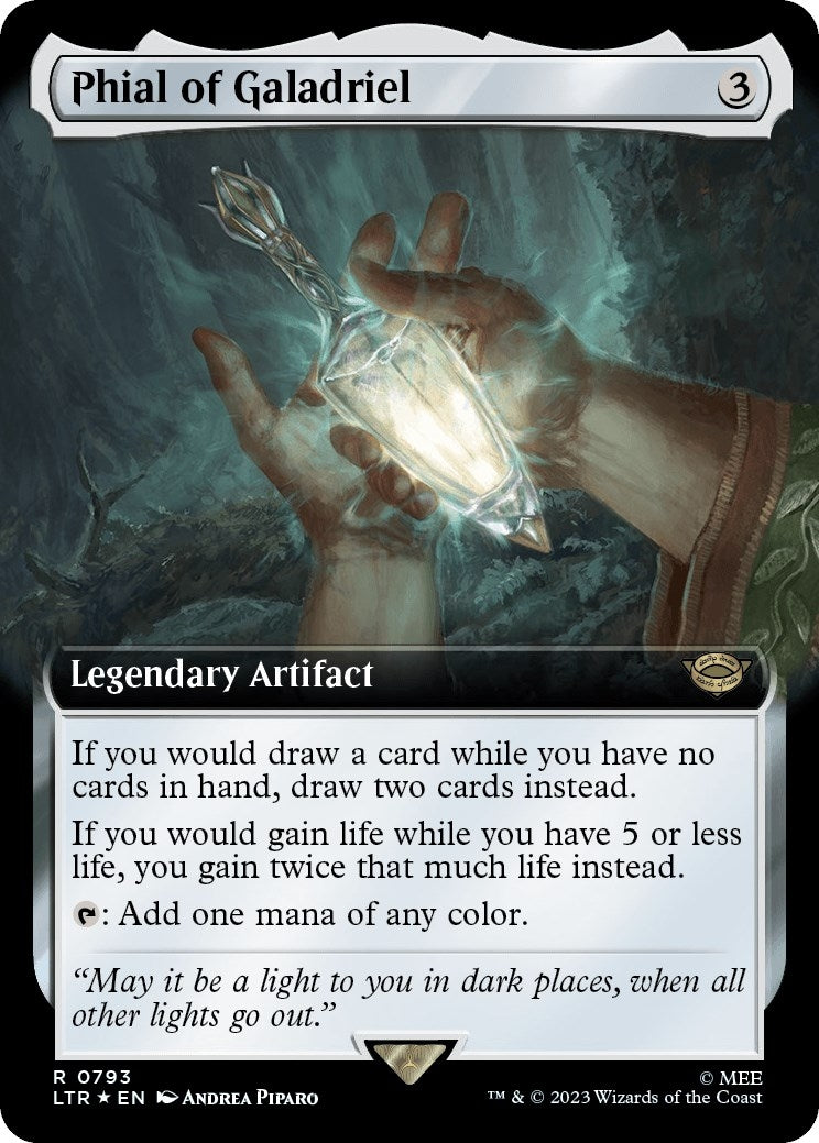 Image for Phial of Galadriel (Extended Art) (Surge Foil) (793) (LTR) - Magic: The Gathering