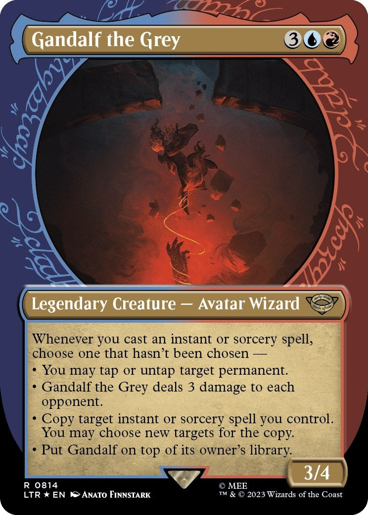 Image for Gandalf the Grey (Showcase) (Surge Foil) (814) (LTR) - Magic: The Gathering