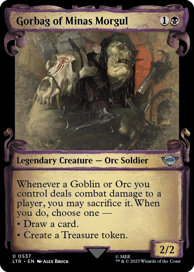 Image for Gorbag of Minas Morgul (Showcase Scrolls) (537) (LTR) - Magic: The Gathering