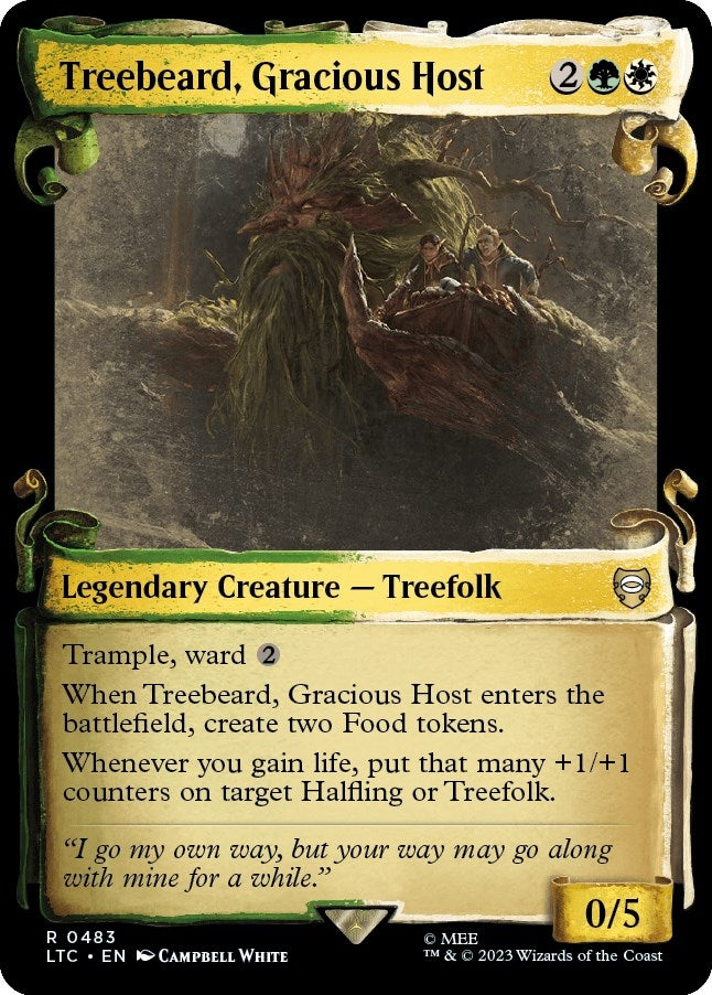 Image for Treebeard, Gracious Host (Showcase Scrolls) (483) (LTC) - Magic: The Gathering