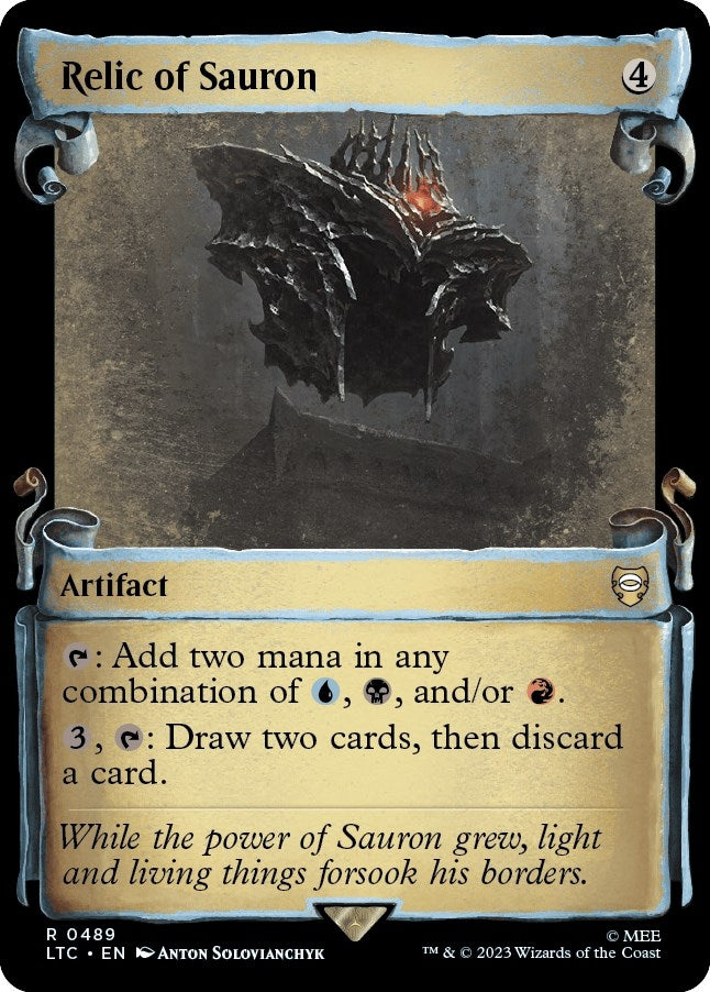 Image for Relic of Sauron (Showcase Scrolls) (489) (LTC) - Magic: The Gathering