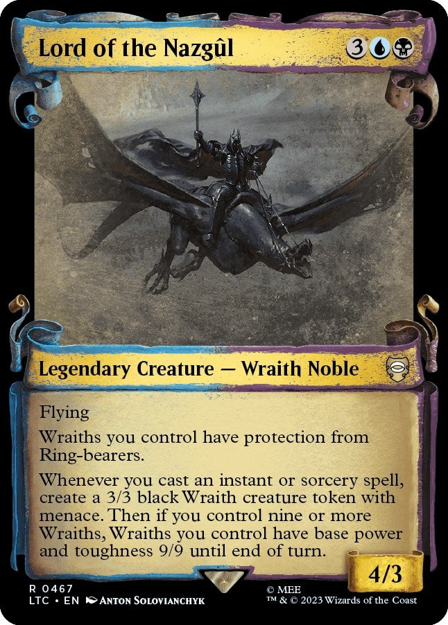 Image for Lord of the Nazgul (Showcase Scrolls) (467) (LTC) - Magic: The Gathering