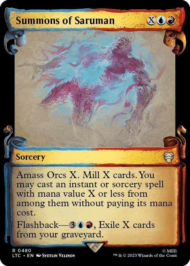 Image for Summons of Saruman (Showcase Scrolls) (480) (LTC) - Magic: The Gathering