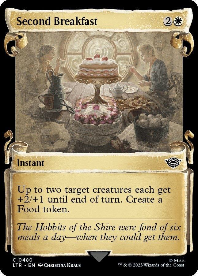 Image for Second Breakfast (Showcase Scrolls) (480) (LTR) - Magic: The Gathering