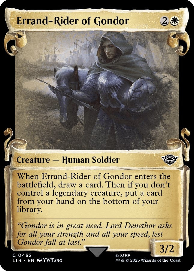 Image for Errand-Rider of Gondor (Showcase Scrolls) (462) (LTR) - Magic: The Gathering