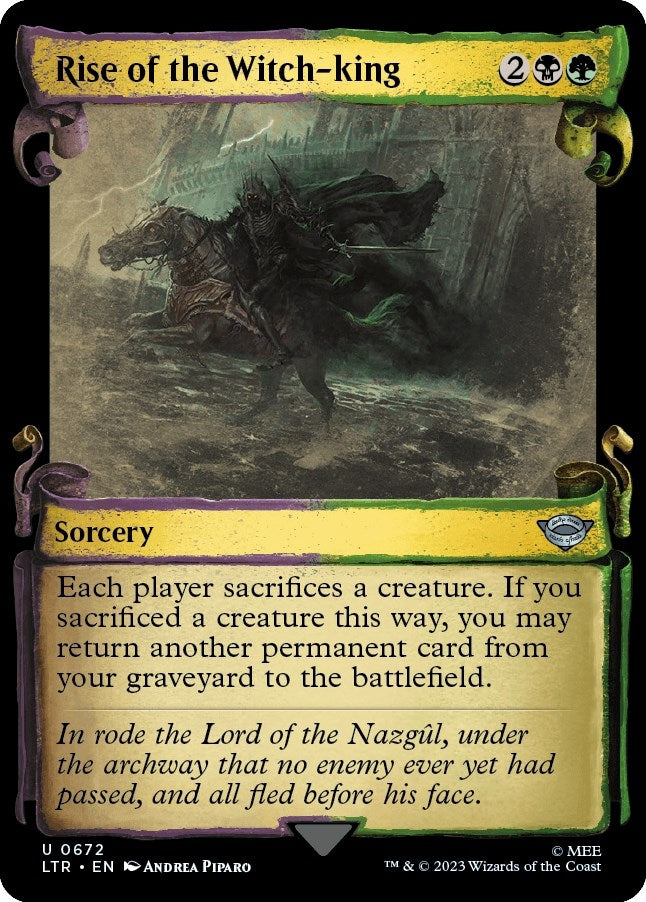 Image for Rise of the Witch-king (Showcase Scrolls) (672) (LTR) - Magic: The Gathering