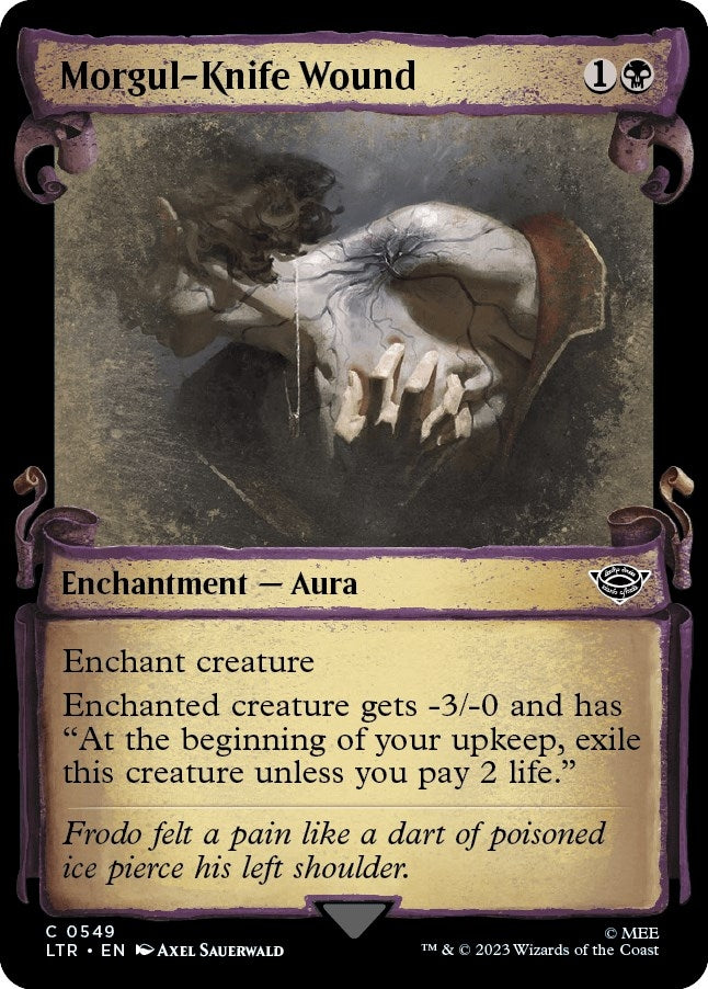 Image for Morgul-Knife Wound (Showcase Scrolls) (549) (LTR) - Magic: The Gathering