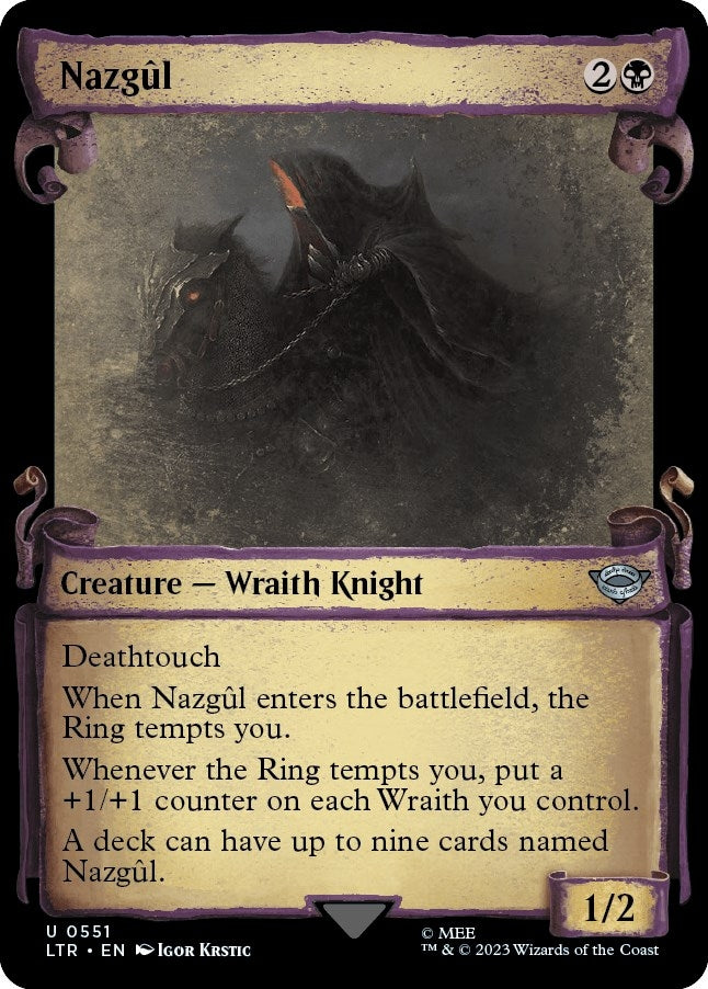 Image for Nazgul (0551) (Showcase Scrolls) (551) (LTR) - Magic: The Gathering