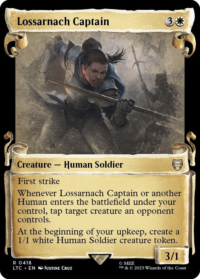 Image for Lossarnach Captain (Showcase Scrolls) (418) (LTC) - Magic: The Gathering