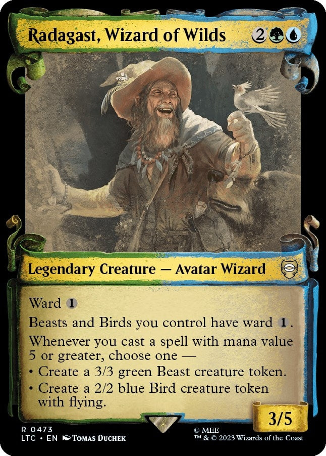 Image for Radagast, Wizard of Wilds (Showcase Scrolls) (473) (LTC) - Magic: The Gathering