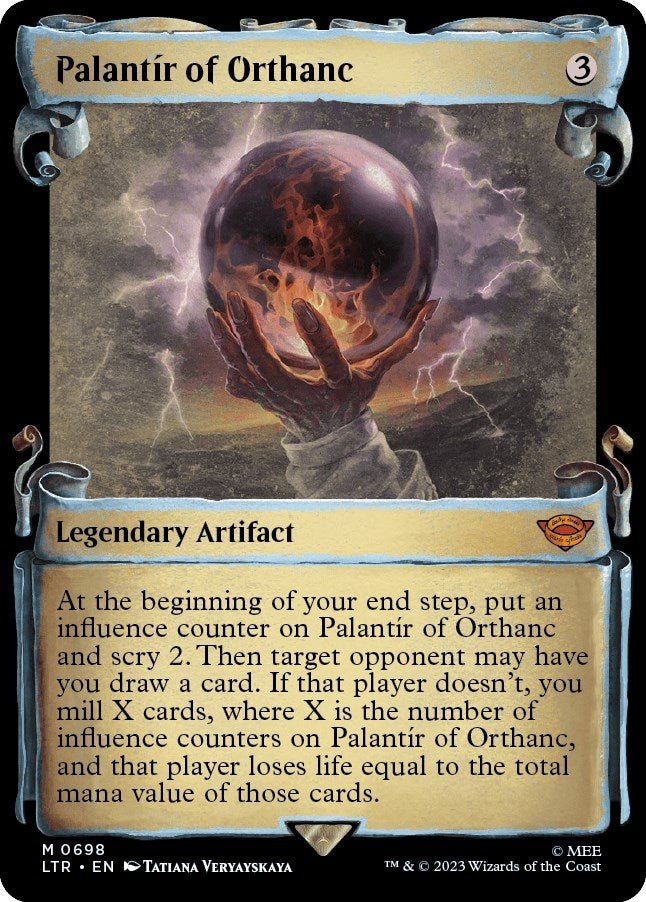 Image for Palantir of Orthanc (Showcase Scrolls) (698) (LTR) - Magic: The Gathering