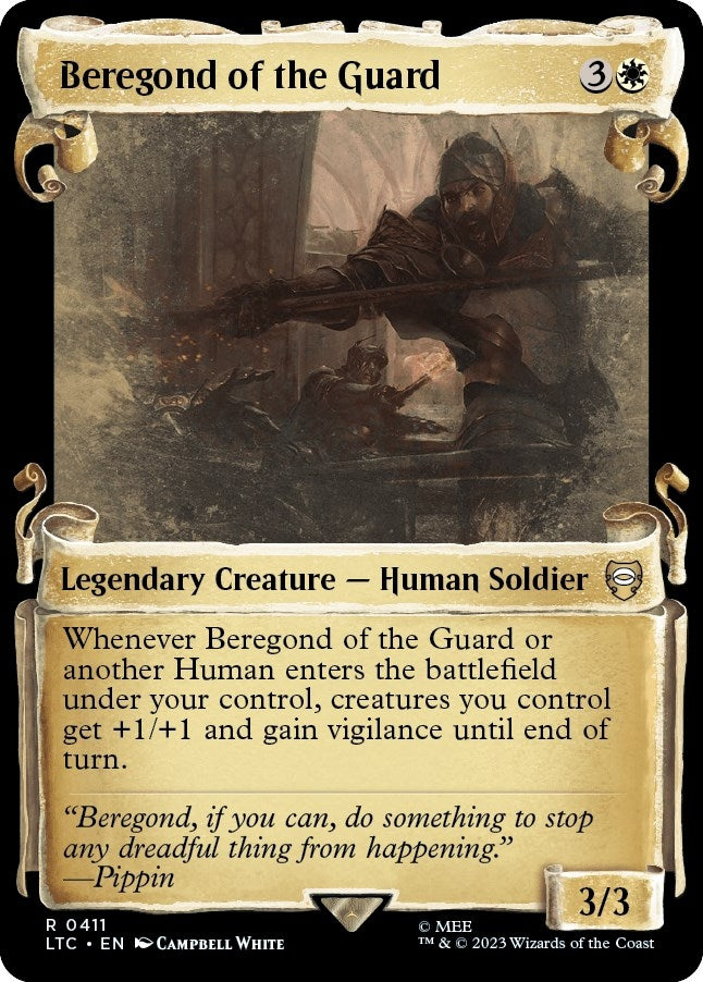 Image for Beregond of the Guard (Showcase Scrolls) (411) (LTC) - Magic: The Gathering