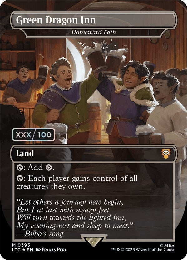 Image for Green Dragon Inn - Homeward Path (Borderless) (Serial Numbered) (395) (LTC) - Magic: The Gathering