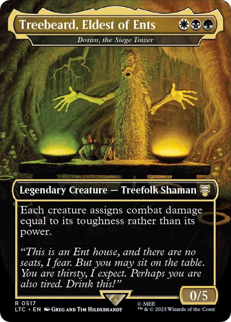 Image for Treebeard, Eldest of Ents - Doran, the Siege Tower (Borderless) (517) (LTC) - Magic: The Gathering