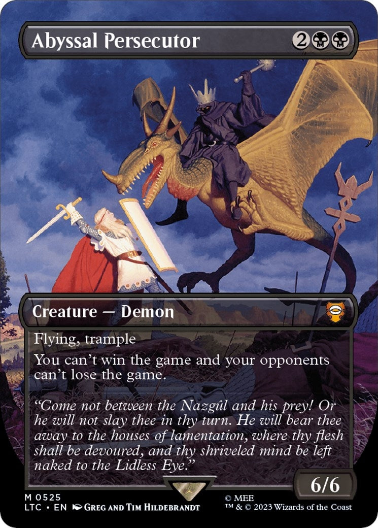 Image for Abyssal Persecutor (Borderless) (525) (LTC) - Magic: The Gathering