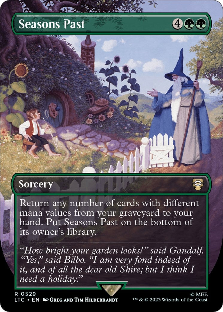 Image for Seasons Past (Borderless) (529) (LTC) - Magic: The Gathering