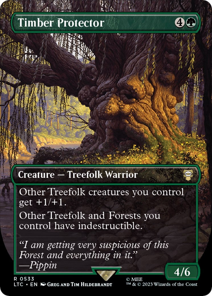 Image for Timber Protector (Borderless) (533) (LTC) - Magic: The Gathering