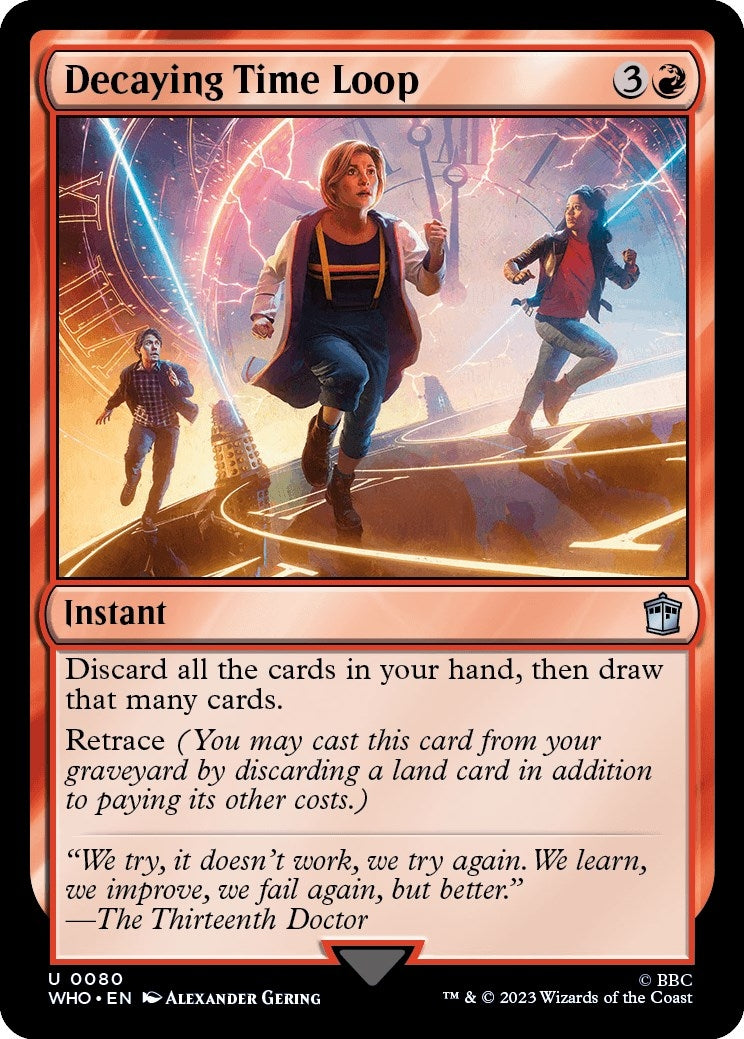 Image for Decaying Time Loop (80) (WHO) - Magic: The Gathering