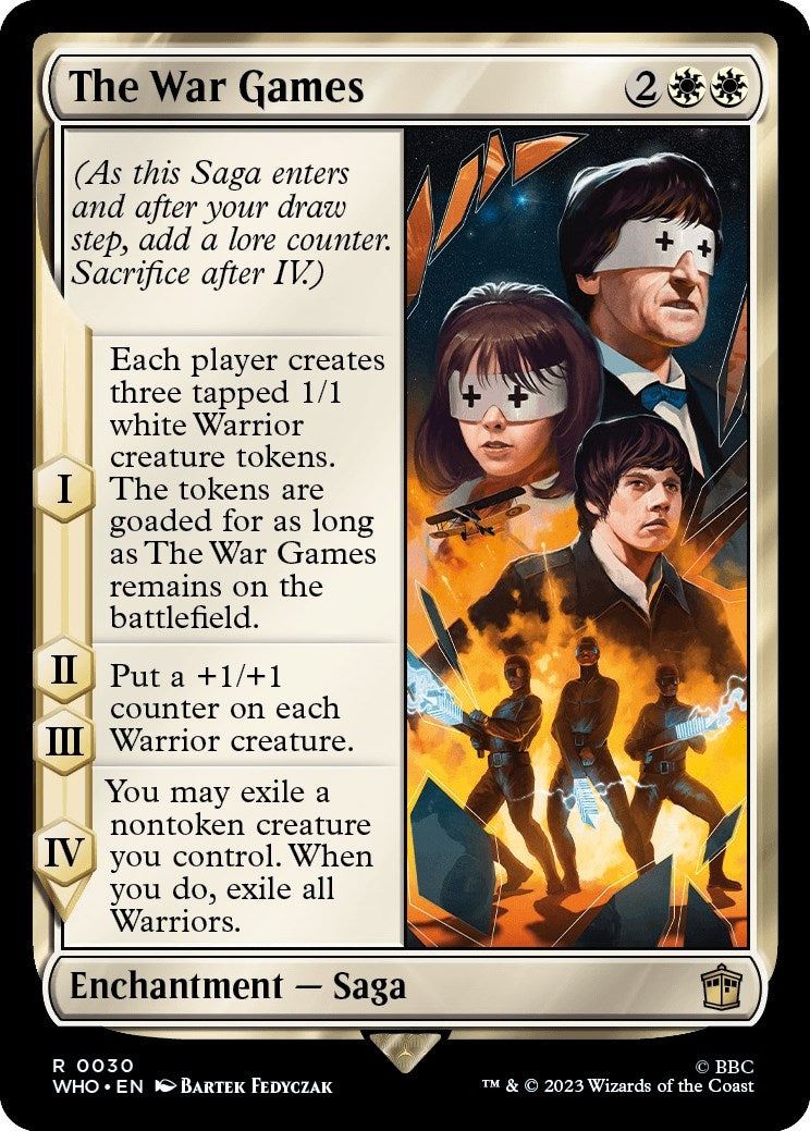 Image for The War Games (30) (WHO) - Magic: The Gathering