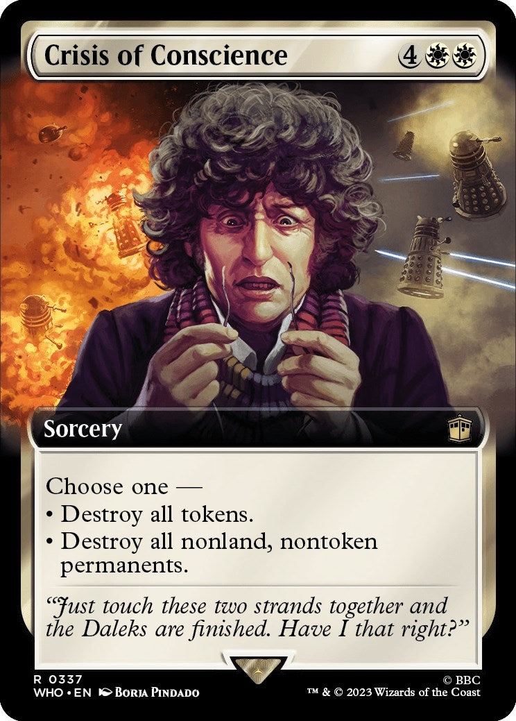 Image for Crisis of Conscience (Extended Art) (337) (WHO) - Magic: The Gathering