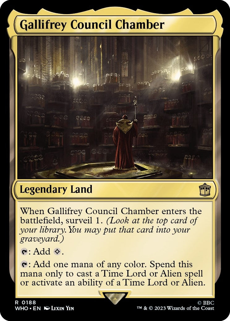 Image for Gallifrey Council Chamber (188) (WHO) - Magic: The Gathering