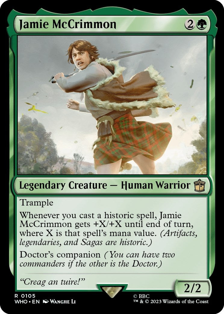 Image for Jamie McCrimmon (105) (WHO) - Magic: The Gathering