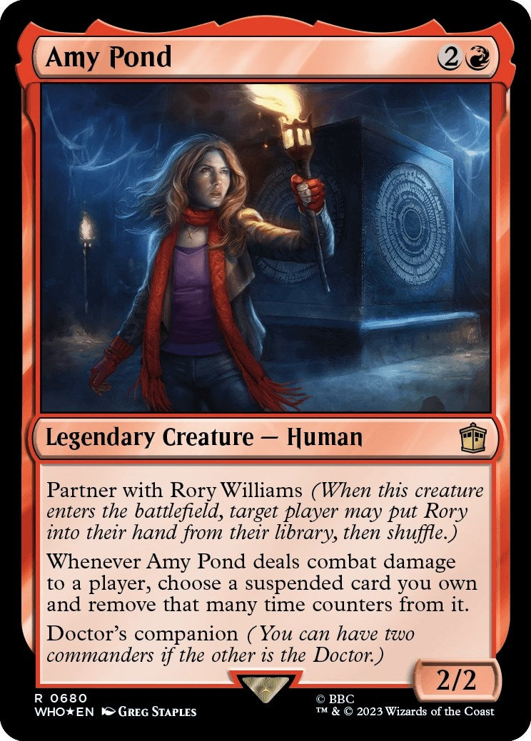 Image for Amy Pond (Surge Foil) (680) (WHO) - Magic: The Gathering