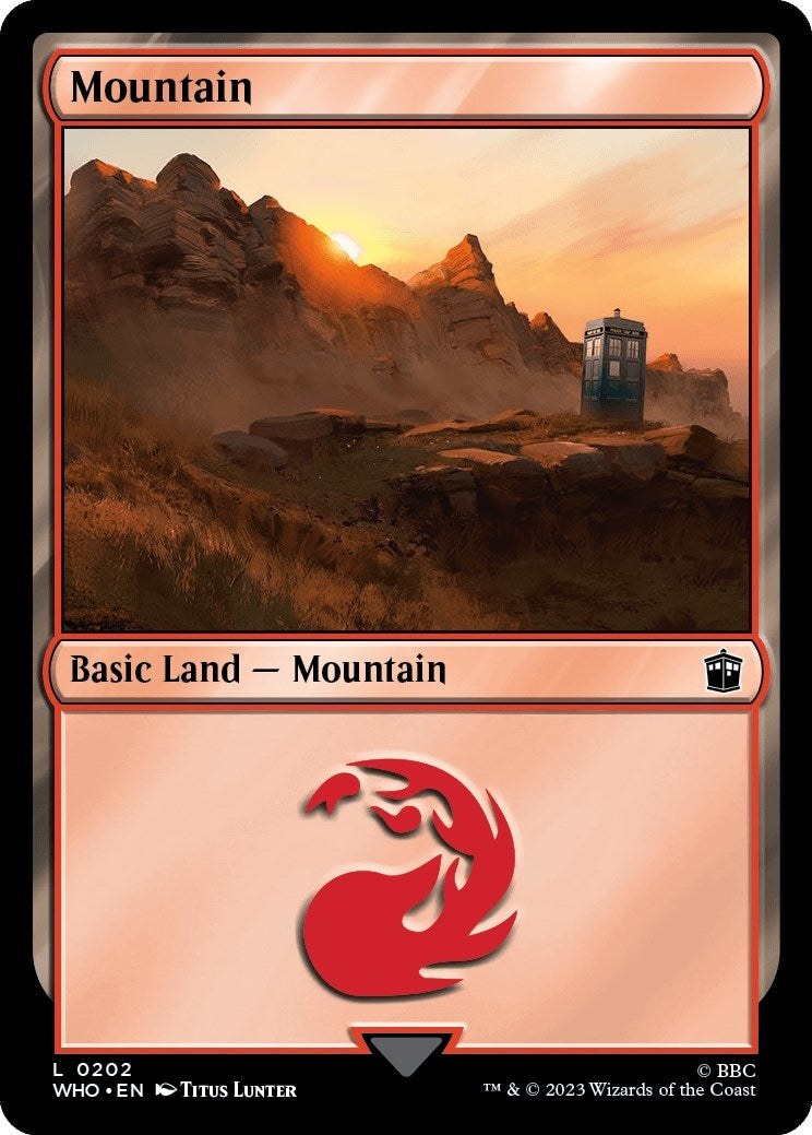 Image for Mountain (0202) (202) (WHO) - Magic: The Gathering