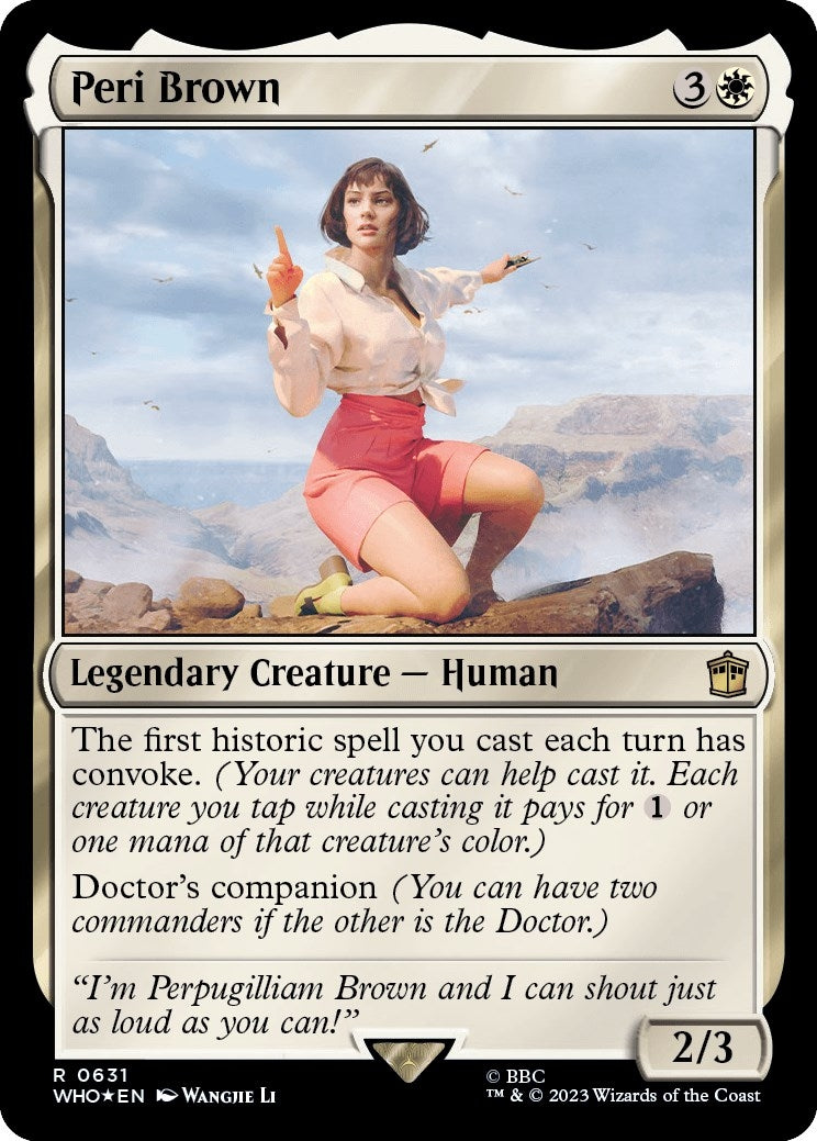 Image for Peri Brown (Surge Foil) (631) (WHO) - Magic: The Gathering