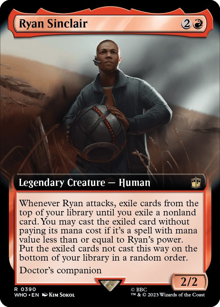 Image for Ryan Sinclair (Extended Art) (390) (WHO) - Magic: The Gathering