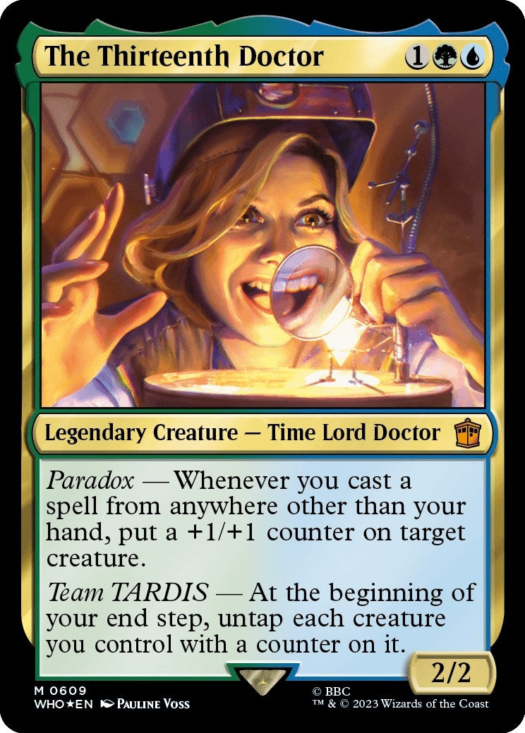 Image for The Thirteenth Doctor (Surge Foil) (609) (WHO) - Magic: The Gathering