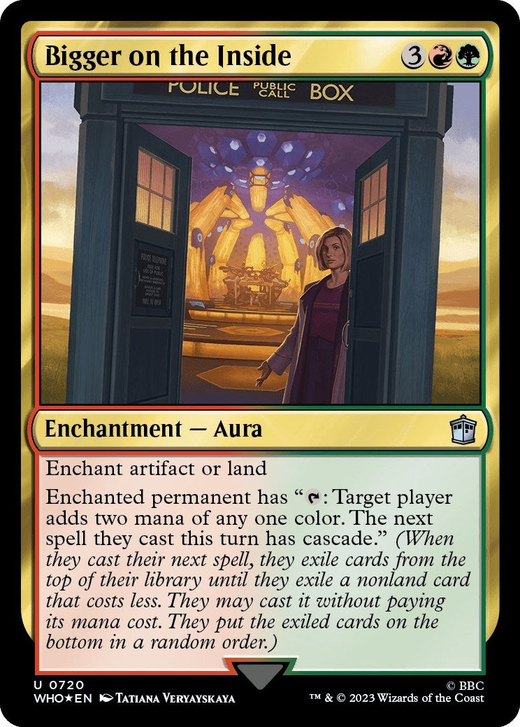 Image for Bigger on the Inside (Surge Foil) (720) (WHO) - Magic: The Gathering
