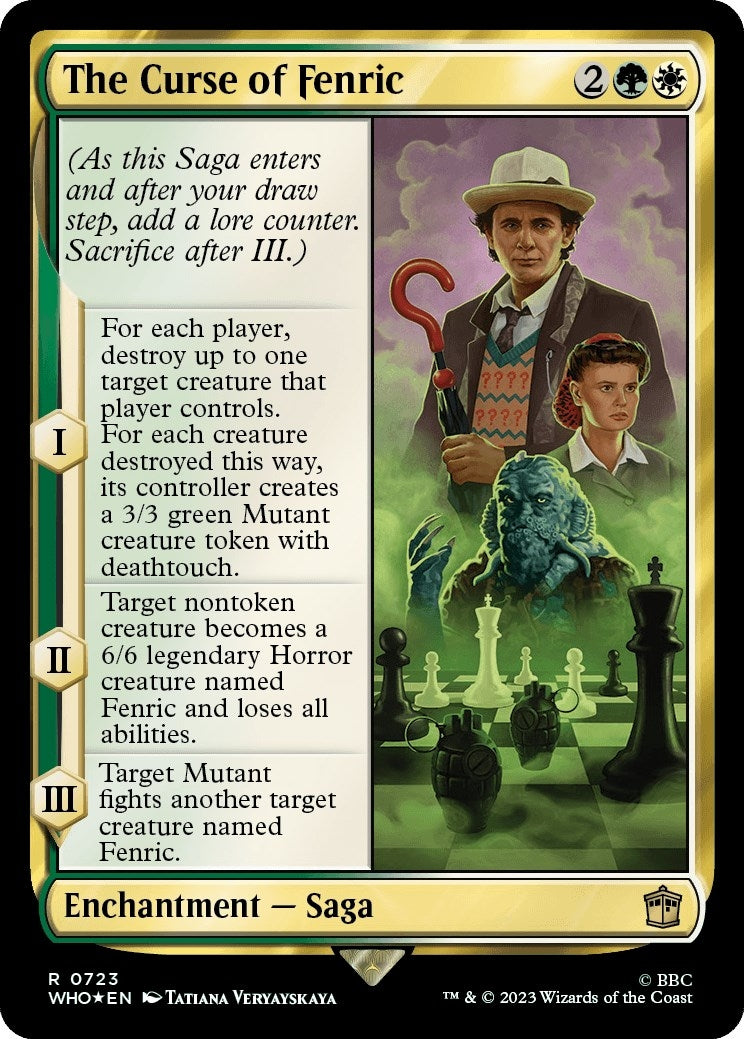 Image for The Curse of Fenric (Surge Foil) (723) (WHO) - Magic: The Gathering