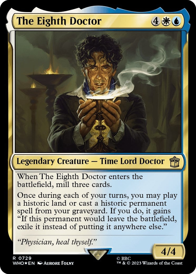 Image for The Eighth Doctor (Surge Foil) (729) (WHO) - Magic: The Gathering