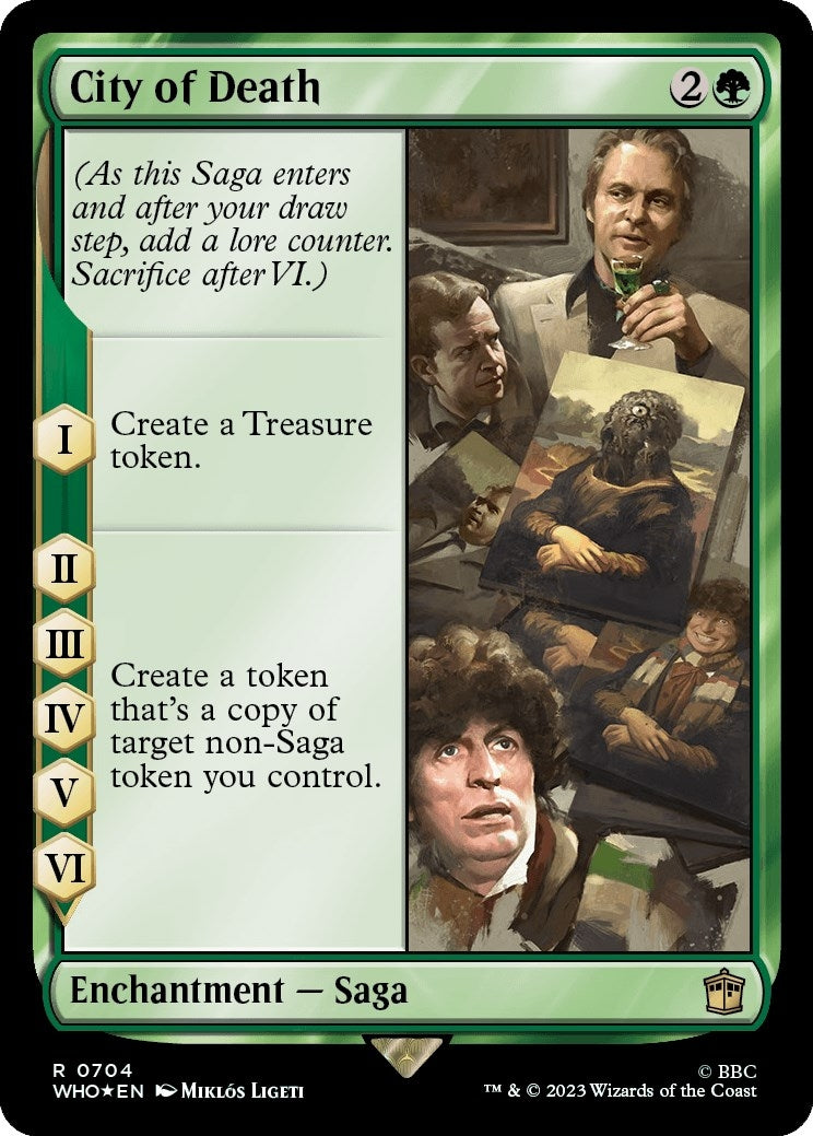 Image for City of Death (Surge Foil) (704) (WHO) - Magic: The Gathering