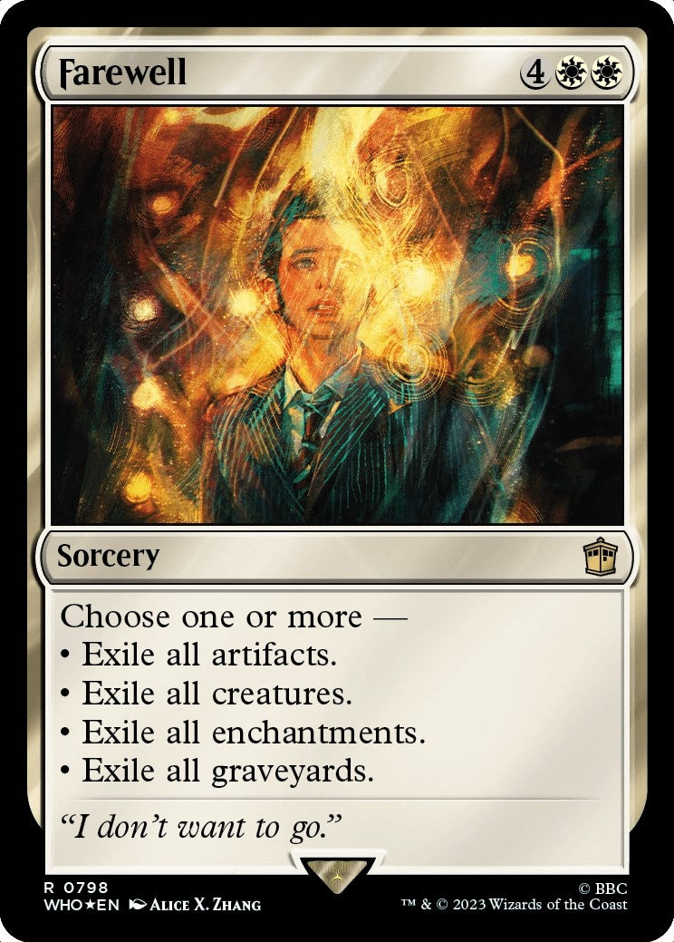 Image for Farewell (Surge Foil) (798) (WHO) - Magic: The Gathering