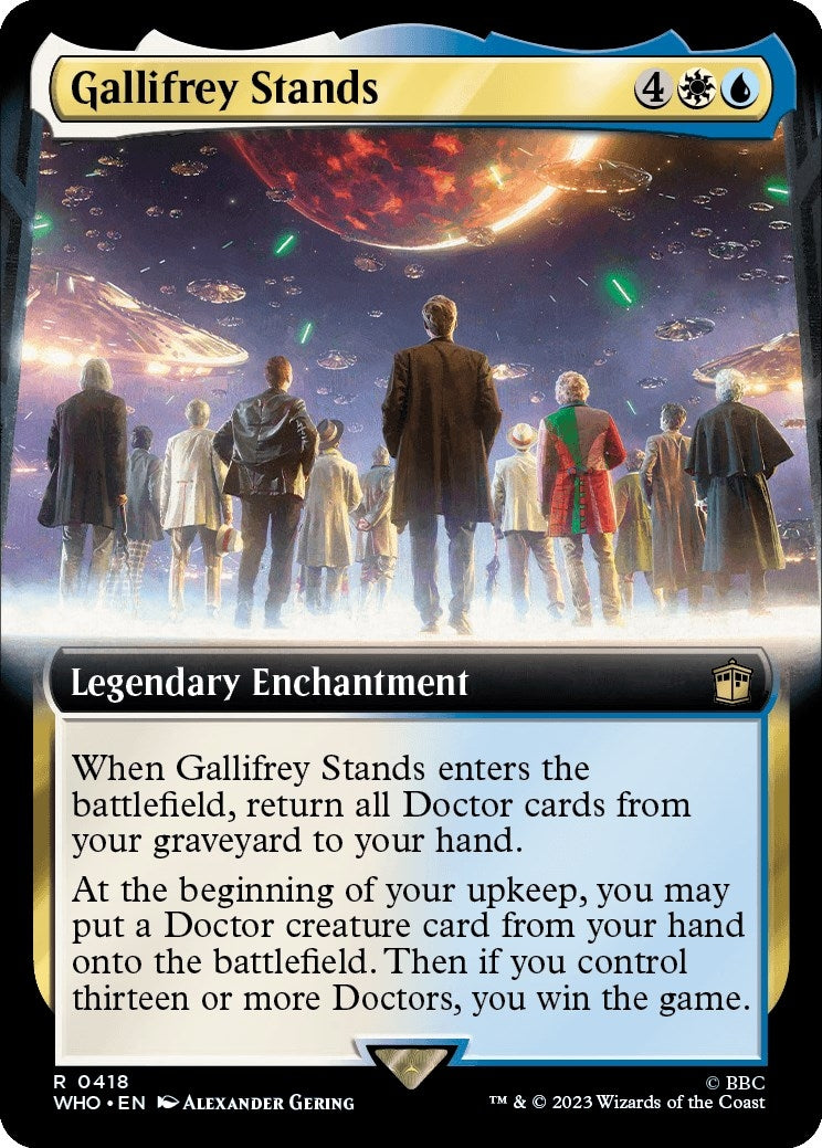 Image for Gallifrey Stands (Extended Art) (418) (WHO) - Magic: The Gathering
