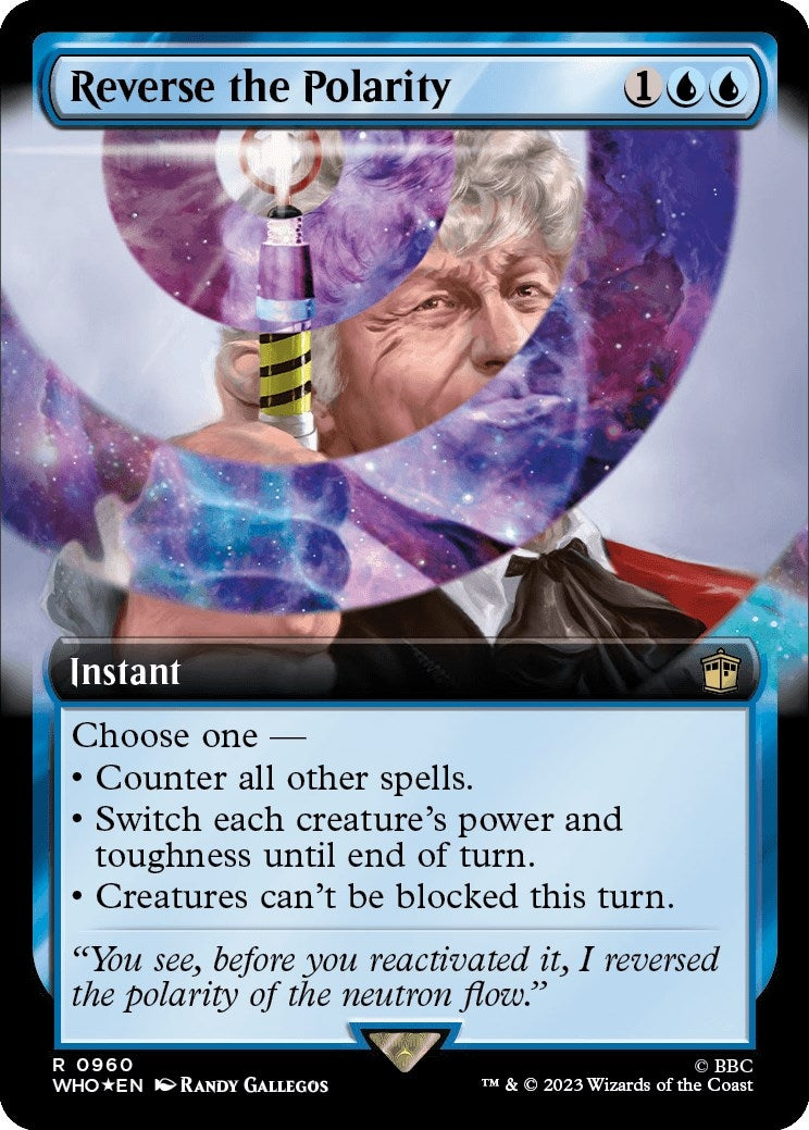 Image for Reverse the Polarity (Extended Art) (Surge Foil) (960) (WHO) - Magic: The Gathering
