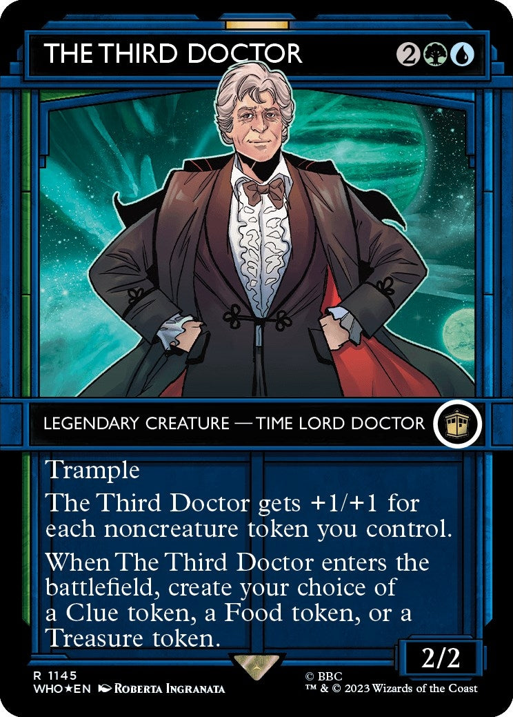 Image for The Third Doctor (Showcase) (Surge Foil) (1145) (WHO) - Magic: The Gathering