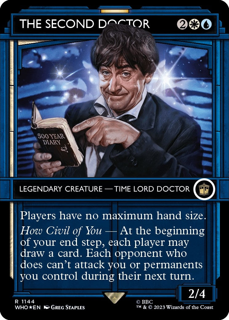 Image for The Second Doctor (Showcase) (Surge Foil) (1144) (WHO) - Magic: The Gathering