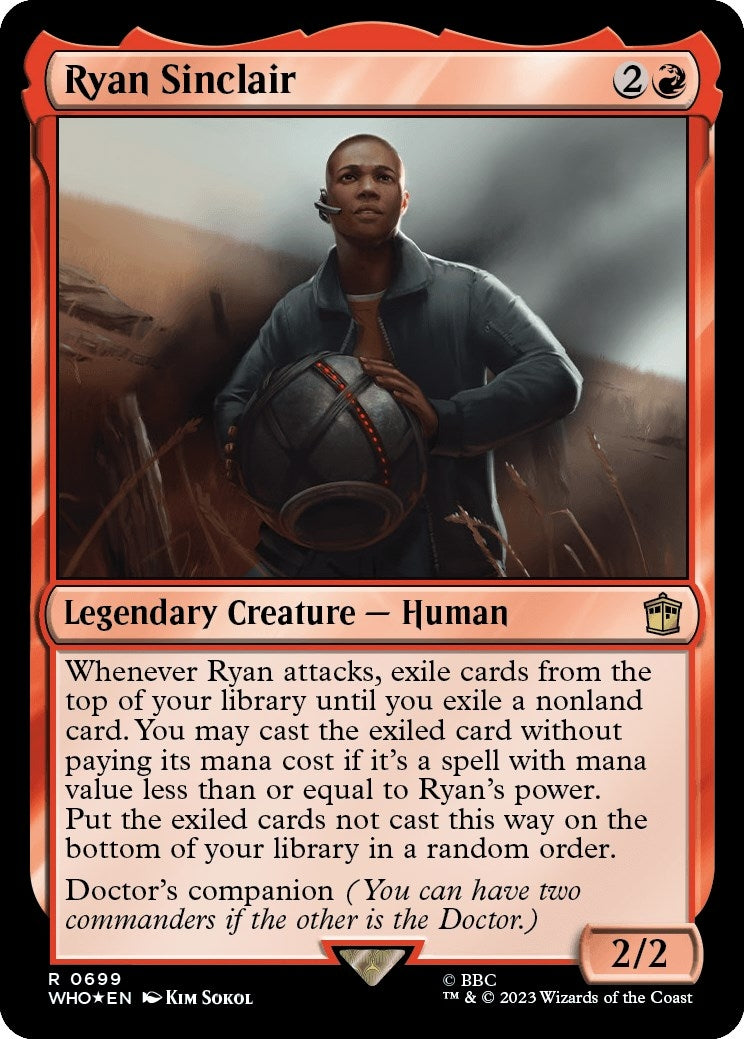 Image for Ryan Sinclair (Surge Foil) (699) (WHO) - Magic: The Gathering
