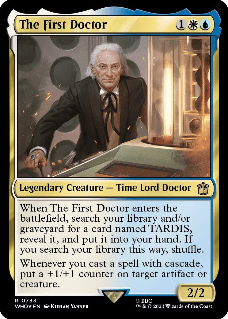 Image for The First Doctor (Surge Foil) (733) (WHO) - Magic: The Gathering