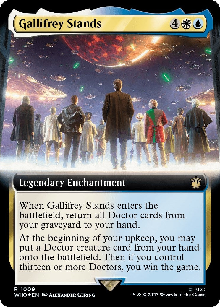 Image for Gallifrey Stands (Extended Art) (Surge Foil) (1009) (WHO) - Magic: The Gathering